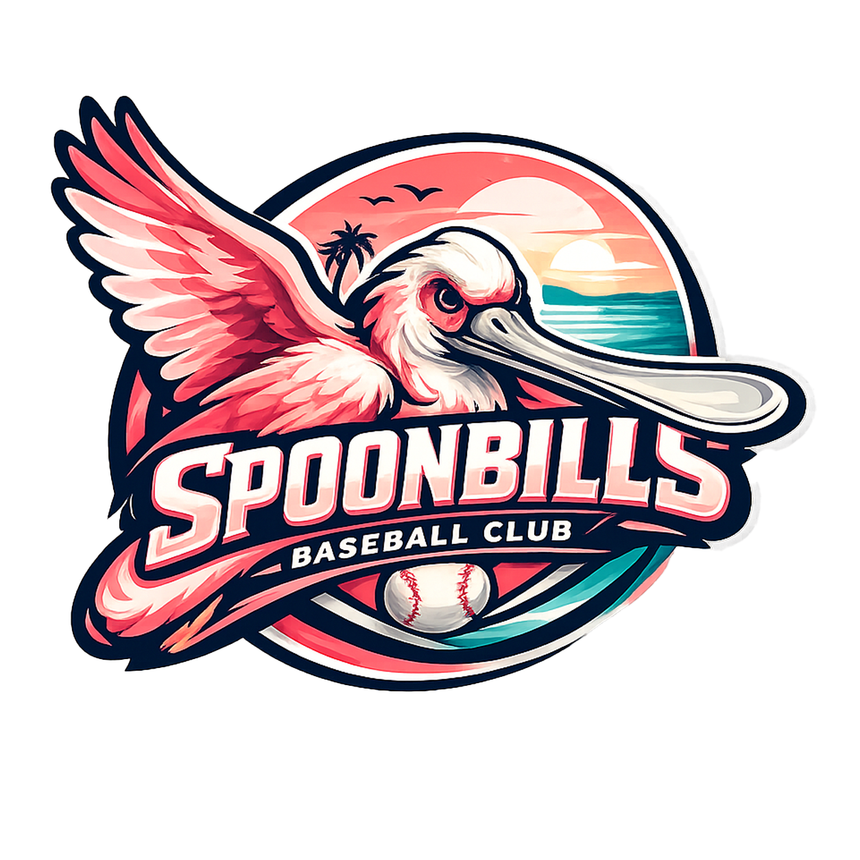 Spoonbills Baseball Club logo